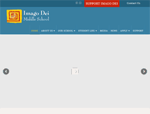 Tablet Screenshot of imagodeischool.org